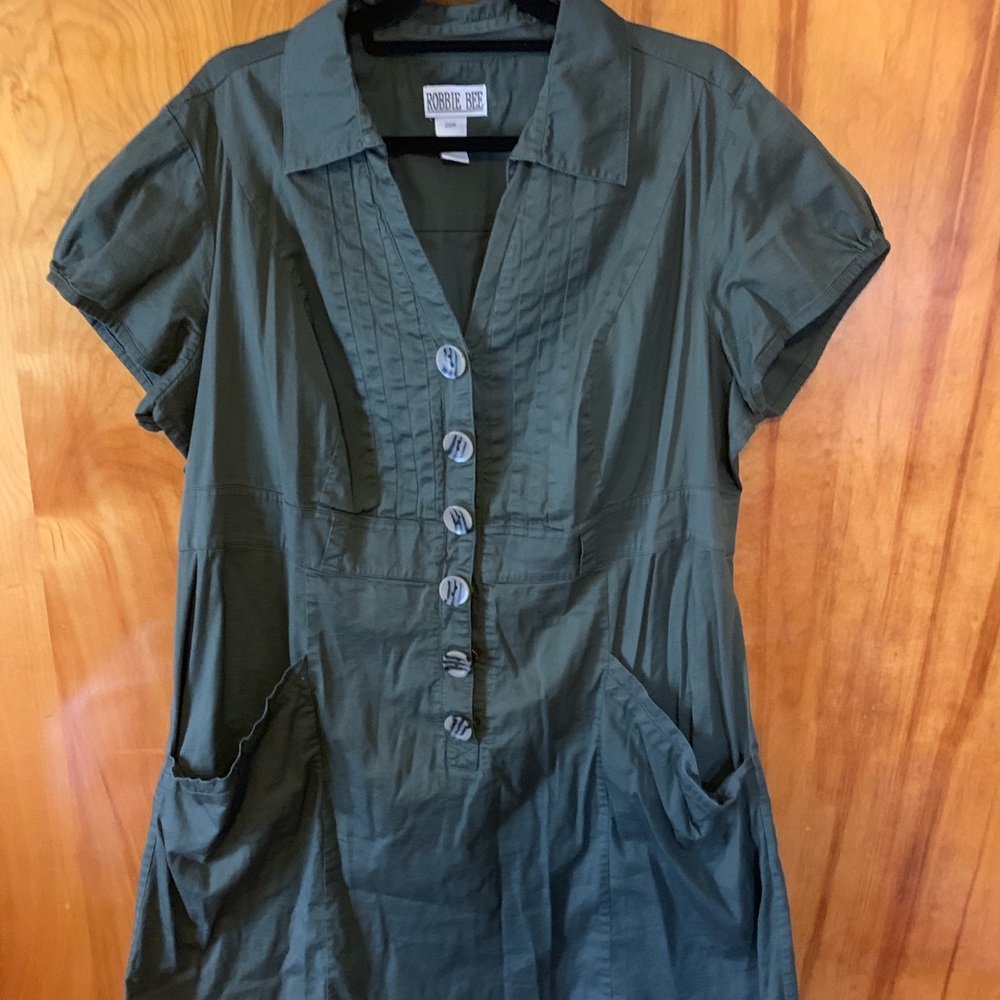 Army green dress